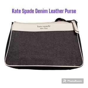 *SALE* Authentic Kate Spade Denim and Leather Purse